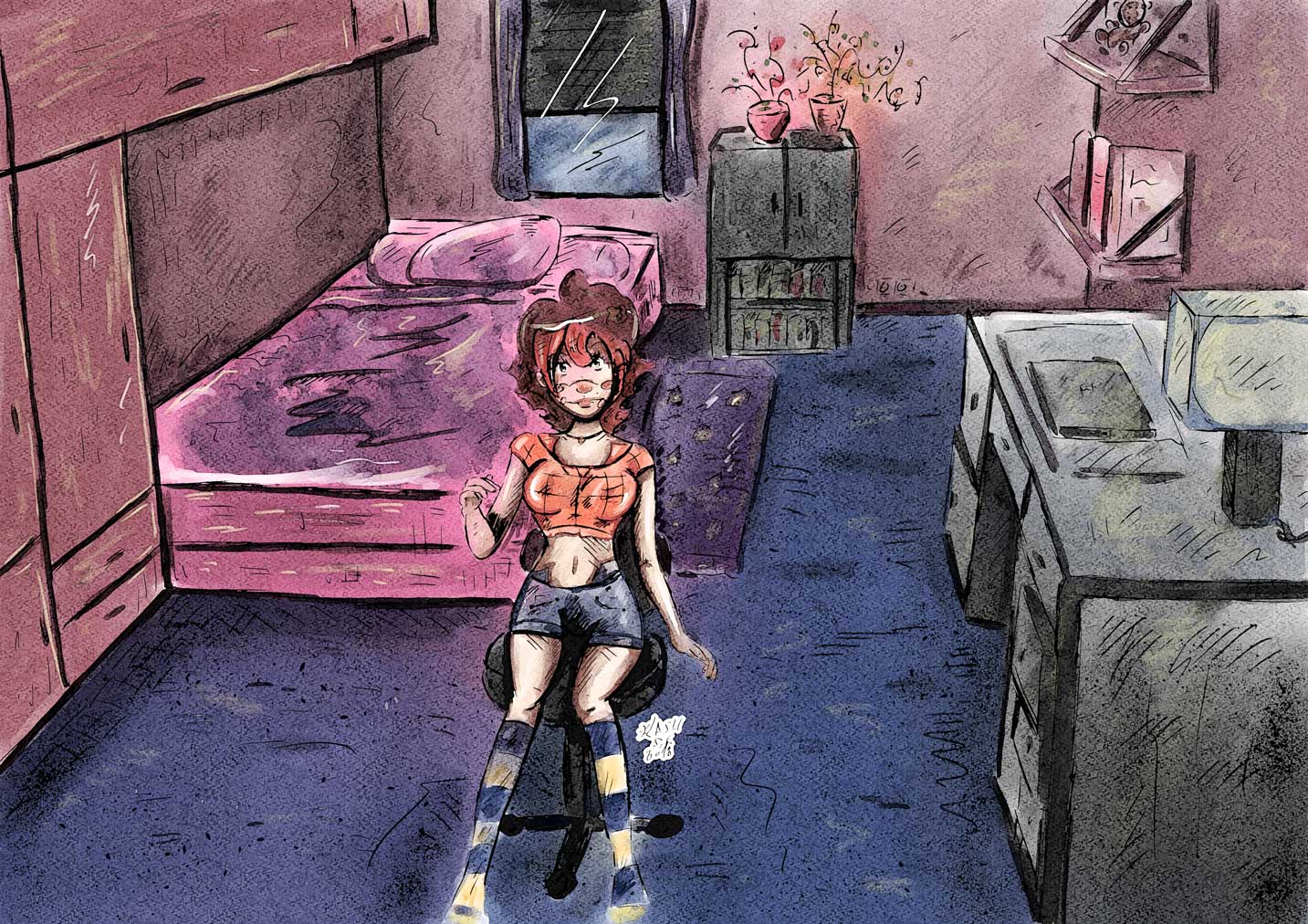 dessin de Flash SG
